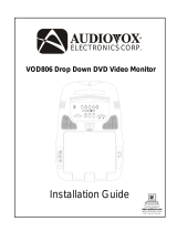 Audiovox VOD806 User manual