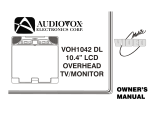 Audiovox VOH1042 User manual
