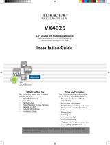 Audiovox VX4025 Installation guide