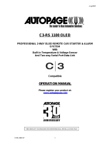 Auto Page C3-RS1100 OLED Owner's manual