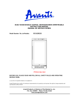Avanti BCA1501SS User manual