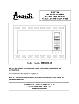 Avanti MO9005BST User manual