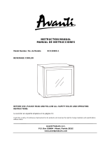 Avanti Refrigerator BCA193BG-1 User manual