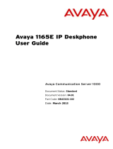 Avaya 1165E User guide