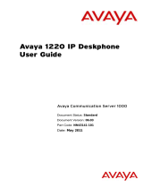Avaya 1220 User guide