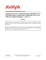 Avaya 1400 Series Digital Deskphones Application Note