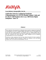 Avaya 1400 Series Digital Deskphones Application Note