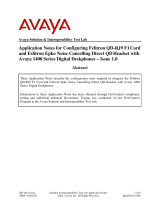 Avaya 1400 Series Digital Deskphones Application Note