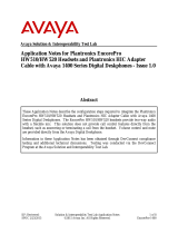 Avaya 1400 Series Digital Telephones Application Note