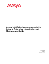 Avaya 1400 Series Telephones User manual