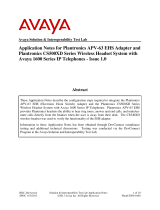 Avaya 1600 Series IP Deskphones Application Note