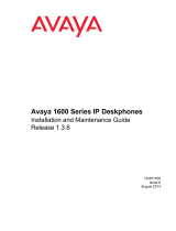 Avaya 1600 Series User manual