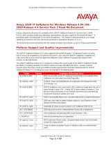 Avaya 2050 IP Softphone Release 4.4 Service Pack 2 User manual