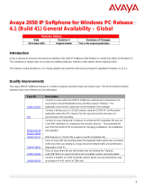 Avaya 2050 IP Softphone User manual