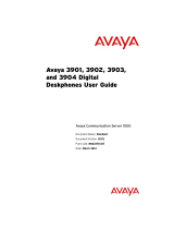 Avaya 3902 Digital Deskphones - Communication Server 1000 User guide