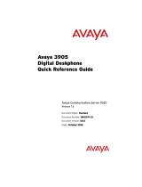 Avaya 3905 Digital Deskphone Reference guide