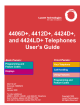 Lucent Technologies 4412D+ User manual