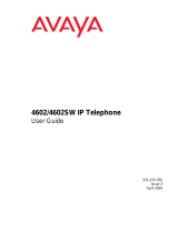 Avaya 4602/4602SW User guide