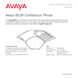 Avaya B159 Series Reference guide