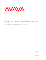 Avaya B179 User manual