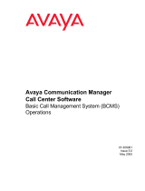 Avaya Basic Call Management System (BCMS) User manual