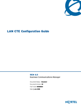 Avaya BCM 4.0 LAN CTE Configuration Guide