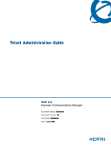 Avaya BCM 4.0 Telset User manual