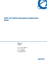 Avaya BCM 4.0 Unified Messaging User manual