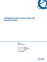Avaya BCM 5.0 - Contact Center -Multimedia Contact Center User manual