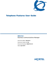 Avaya BCM 5.0 - Telephone Features User guide