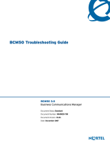 Nortel BCM50 Troubleshooting Manual