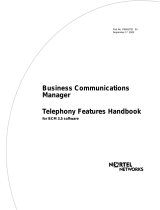 Avaya Business Communications Manager 200/400 (BCM 200/400) User manual