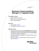 Avaya Business Communications Manager 3.7 Upgrade Guide