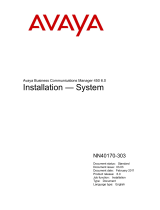 Avaya Business Communications Manager 450 6.0 Installation guide