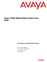 Avaya 7406E User guide