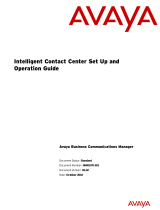 Avaya Business Communications Manager - Intelligent Contact Center User manual