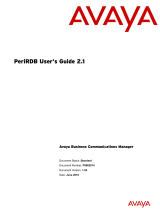 Avaya Business Communications Manager - PeriRDB User manual