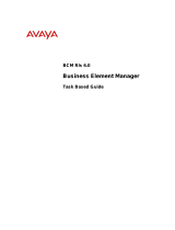 Avaya Business Element Manager BCM Rls 6.0 User manual