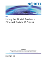 Avaya Business Ethernet Switch 50 Series User manual