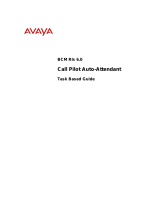 Avaya Call Pilot Auto-Attendant BCM Rls 6.0 User manual