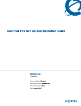 Avaya CallPilot Fax User manual