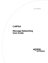 Avaya CallPilot Message Networking User guide