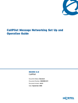 Avaya CallPilot Message Networking User manual