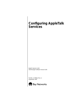 Avaya Configuring AppleTalk Services User manual