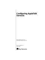 Avaya Configuring AppleTalk Services User manual