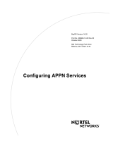 Avaya Configuring APPN Services (308963-14.20 Rev 00) User manual