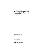 Avaya Configuring APPN Services User manual