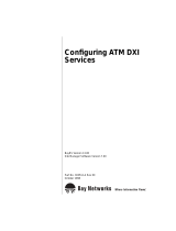 Avaya Configuring ATM DXI Services User manual