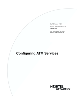 Avaya Configuring ATM Services (308612-14.20 Rev 00) User manual
