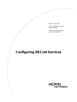 Avaya Configuring DECnet Services User manual